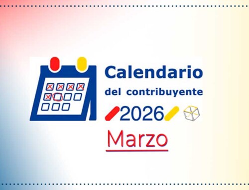 Calendario del contribuyente del mes de marzo 2026