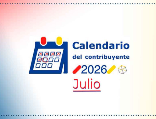 Calendario del contribuyente del mes de julio 2026
