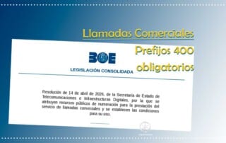 llamadas comerciales prefijo 400