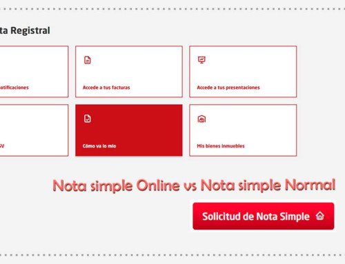 La nueva nota simple online, ya en la Sede del Registro